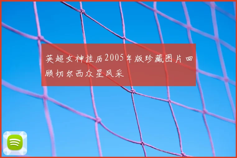 英超女神挂历2005年版珍藏图片回顾切尔西众星风采